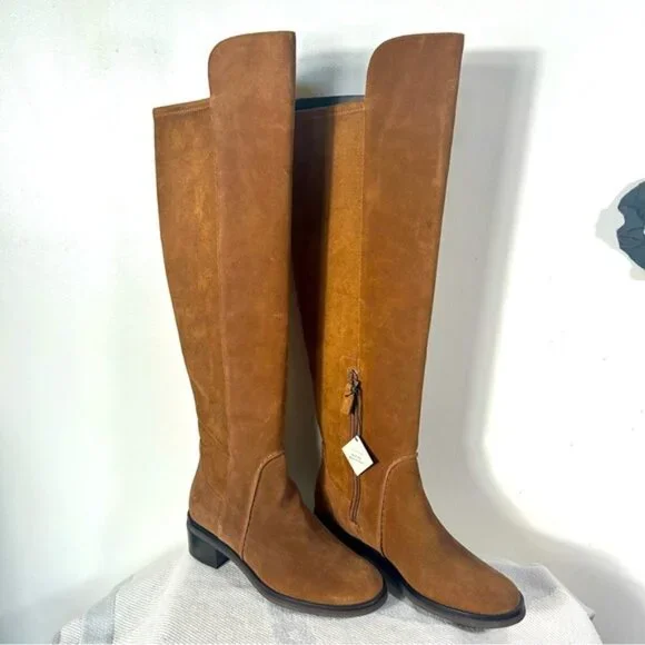 Cole Haan Grand 360 Suede Cal Gary Boots Size 5 B Women Waterproof Chestnut NEW